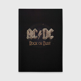 Обложка для автодокументов с принтом AC/DC Rock or Bust в Курске, натуральная кожа |  размер 19,9*13 см; внутри 4 больших “конверта” для документов и один маленький отдел — туда идеально встанут права | Тематика изображения на принте: ac dc | acdc | acdc ас дс | angus young | back in black | highway to hell | mckinno | австралийская | ангус янг | ас дс | асдс | блюз | в форме | гитара | группа | крис слэйд | метал | молния | музыка | певец | рок | рок н ролл | стиви янг