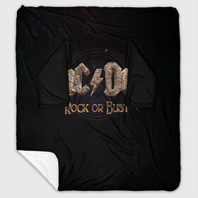 Плед с рукавами с принтом AC/DC Rock or Bust в Курске, 100% полиэстер | Закругленные углы, все края обработаны. Ткань не мнется и не растягивается. Размер 170*145 | ac dc | acdc | acdc ас дс | angus young | back in black | highway to hell | mckinno | австралийская | ангус янг | ас дс | асдс | блюз | в форме | гитара | группа | крис слэйд | метал | молния | музыка | певец | рок | рок н ролл | стиви янг