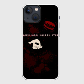 Чехол для iPhone 13 mini с принтом Double Feature в Курске,  |  | american horror story | американская история ужасов двойной сеанс | зубы вампира | кровь | талант американская история ужасов