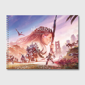 Альбом для рисования с принтом Элой Horizon Forbidden West DE в Курске, 100% бумага
 | матовая бумага, плотность 200 мг. | aloy | bow | dinosaur | games | horizon forbidden west | hunt | nextgen | playstation 5 | ps5 | robot | zero dawn | горизонт | динозавр | запретный запад | игры | лук | некстген | нулевой рассвет | охота | плейстейшен 5 | пс5 | робот | элой