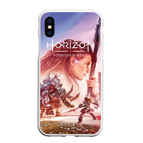 Чехол для iPhone XS Max матовый с принтом Элой Horizon Forbidden West DE в Курске, Силикон | Область печати: задняя сторона чехла, без боковых панелей | Тематика изображения на принте: aloy | bow | dinosaur | games | horizon forbidden west | hunt | nextgen | playstation 5 | ps5 | robot | zero dawn | горизонт | динозавр | запретный запад | игры | лук | некстген | нулевой рассвет | охота | плейстейшен 5 | пс5 | робот | элой