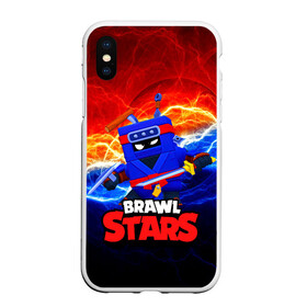 Чехол для iPhone XS Max матовый с принтом ЭШ НИНДЗЯ Ash Brawl Stars в Курске, Силикон | Область печати: задняя сторона чехла, без боковых панелей | ash | brawl | brawl stars | brawlstars | brawl_stars | аш | бравл | бравлстарс | эш