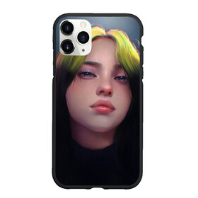 Чехол для iPhone 11 Pro матовый с принтом Billie Eilish: Рисунок в Курске, Силикон |  | billie eilish | celebrity | drawing | face | space | turquoise | билли айлиш | бирюзовый | знаменитость | космос | лицо | рисовка