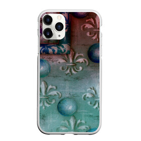 Чехол для iPhone 11 Pro матовый с принтом Объемная абстракция -  Флер-де-лис в Курске, Силикон |  | 3d | mixed media | абстрактный | абстракция | бордовый | вручную | графика | живопись | королевская | лилия | рисунок | серый | узоры | флер де лис | шары
