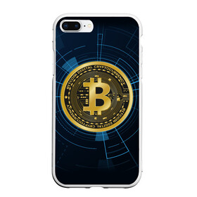 Чехол для iPhone 7Plus/8 Plus матовый с принтом BITCOIN ВАЛЮТА в Курске, Силикон | Область печати: задняя сторона чехла, без боковых панелей | bitcoin | btc | coin | биткоин | биткойн | валюта | деньги | криптовалюта | монета | платёжная система | технология