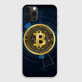 Чехол для iPhone 12 Pro с принтом BITCOIN ВАЛЮТА в Курске, силикон | область печати: задняя сторона чехла, без боковых панелей | bitcoin | btc | coin | биткоин | биткойн | валюта | деньги | криптовалюта | монета | платёжная система | технология