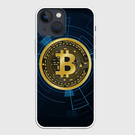 Чехол для iPhone 13 mini с принтом BITCOIN ВАЛЮТА в Курске,  |  | bitcoin | btc | coin | биткоин | биткойн | валюта | деньги | криптовалюта | монета | платёжная система | технология