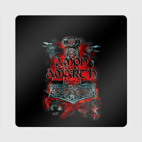Магнит виниловый Квадрат с принтом Amon Amarth в Курске, полимерный материал с магнитным слоем | размер 9*9 см, закругленные углы | amon amarth | metal | викинг метал | группы | дэт метал | метал | музыка | рок