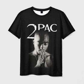 Мужская футболка 3D с принтом TUPAC в Курске, 100% полиэфир | прямой крой, круглый вырез горловины, длина до линии бедер | 2pac | black | gangsta | hip hop | legend | music | rap | shakur | tupac | usa | гангстер | музыка | рэп | сша | тупак | хип хоп | шакур