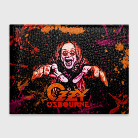Обложка для студенческого билета с принтом Ozzy Osbourne в Курске, натуральная кожа | Размер: 11*8 см; Печать на всей внешней стороне | Тематика изображения на принте: black sabbath | hard rock | heavy metal | john michael osbourne | ozzy osbourne | джон майкл осборн | оззи осборн | хард рок | хеви метал