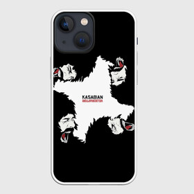 Чехол для iPhone 13 mini с принтом KASABIAN в Курске,  |  | alternative | british | england | gringe | indy | kasabian | rock | альтернатива | англия | британия | инди | касабиан | музыка | рок | фолк