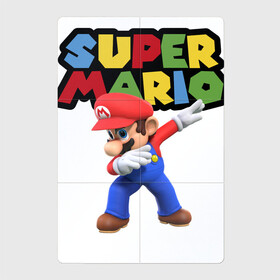 Магнитный плакат 2Х3 с принтом Super Mario Dab в Курске, Полимерный материал с магнитным слоем | 6 деталей размером 9*9 см | Тематика изображения на принте: dab | game | hype | nintendo | super mario | герой | игра | марио | нинтендо | хайп