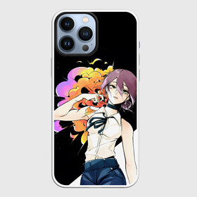 Чехол для iPhone 13 Pro Max с принтом Резе Reze в Курске,  |  | anime | blood | chainsaw man | demon | denji | devil | monster | pochita | reze | аниме | демон | дьявол | дэндзи | кровь | монстр | почита | резе | человек бензопила