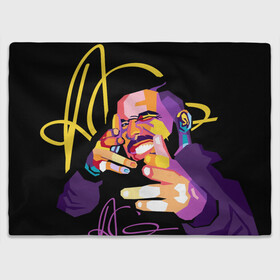 Плед 3D с принтом Drake в Курске, 100% полиэстер | закругленные углы, все края обработаны. Ткань не мнется и не растягивается | certified lover boy | drake | pop art | rap | wpap | дрейк | музыка | обри дрейк грэм | поп арт | рэп | рэпер