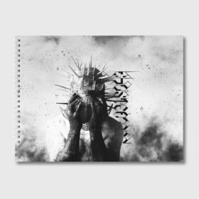 Альбом для рисования с принтом Ghostemane в Курске, 100% бумага
 | матовая бумага, плотность 200 мг. | anti icon | ghostemane | ill biz | mercury | noise | young crowley | гостмейн | рэп | рэпер | эрик уитни