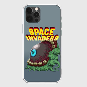 Чехол для iPhone 12 Pro Max с принтом Boss | Space Invaders | Old game (Z) в Курске, Силикон |  | boss | dendy | invaders | nintendo | shootem up | space invaders | денди | захватчики | космические захватчики | су имбэ | чужаки