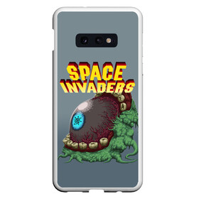 Чехол для Samsung S10E с принтом Boss | Space Invaders | Old game (Z) в Курске, Силикон | Область печати: задняя сторона чехла, без боковых панелей | boss | dendy | invaders | nintendo | shootem up | space invaders | денди | захватчики | космические захватчики | су имбэ | чужаки