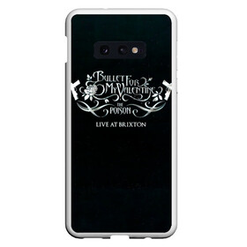 Чехол для Samsung S10E с принтом The Poison: Live at Brixton - Bullet For My Valentine в Курске, Силикон | Область печати: задняя сторона чехла, без боковых панелей | Тематика изображения на принте: bullet for my valentine | jeff killed john | matthew tuck | michael paget | булет фор май валентайн | джефф убил джона | майкл пэджет | метал | музыка | мэтт | мэттью так | пуля для моей возлюбленной | рок группа