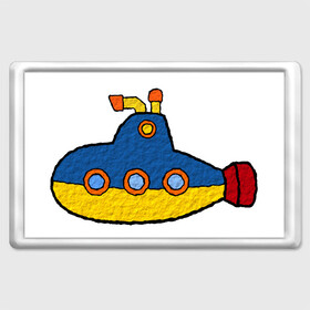 Магнит 45*70 с принтом Подводная лодка в Курске, Пластик | Размер: 78*52 мм; Размер печати: 70*45 | submarine | наутилус | подводная лодка