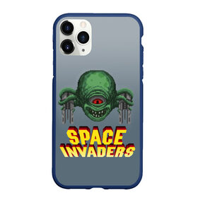 Чехол для iPhone 11 Pro Max матовый с принтом Space Invaders | Old game (Z) в Курске, Силикон |  | dendy | invaders | nintendo | shootem up | space invaders | денди | захватчики | космические захватчики | су имбэ | чужаки