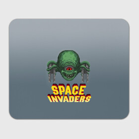 Коврик для мышки прямоугольный с принтом Space Invaders | Old game (Z) в Курске, натуральный каучук | размер 230 х 185 мм; запечатка лицевой стороны | dendy | invaders | nintendo | shootem up | space invaders | денди | захватчики | космические захватчики | су имбэ | чужаки