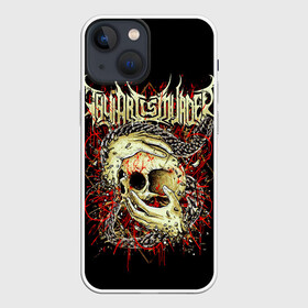 Чехол для iPhone 13 mini с принтом Thy Art Is Murder в Курске,  |  | death metal | deathcore | thy art is murder | группы | дэткор | метал | музыка | рок