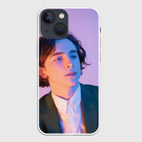 Чехол для iPhone 13 mini с принтом Timothee Chalamet розовый градиент в Курске,  |  | timothee chalamet | тимоти шаламе | фото