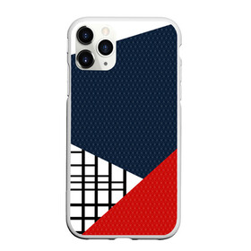 Чехол для iPhone 11 Pro матовый с принтом Разноцветный арт пэчворк  в Курске, Силикон |  | абстрактный | геометрический | клетка | комбинированный | коралловый | модный | молодежный | полосы | синий | современный | темный синий