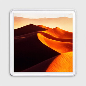 Магнит 55*55 с принтом Пустыня дюна барханы в Курске, Пластик | Размер: 65*65 мм; Размер печати: 55*55 мм | Тематика изображения на принте: desert | dune | барханы | дюна | песок | пустыня