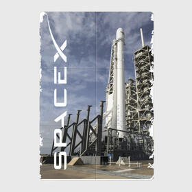 Магнитный плакат 2Х3 с принтом Space X, космодром в Курске, Полимерный материал с магнитным слоем | 6 деталей размером 9*9 см | cloud | cosmodrome | elon musk | rocket | sky | space x | илон маск | космодром | небо | облако | ракета