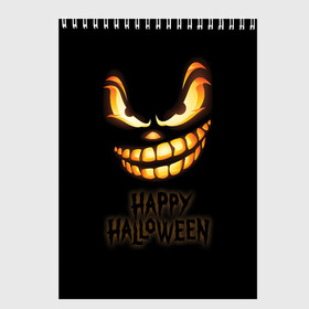 Скетчбук с принтом Happy Halloween в Курске, 100% бумага
 | 48 листов, плотность листов — 100 г/м2, плотность картонной обложки — 250 г/м2. Листы скреплены сверху удобной пружинной спиралью | Тематика изображения на принте: halloween | holiday | pumpkin | samayn | vampire | zombie | вампир | ведьма | вечеринка | день всех святых | зомби | карнавал | маскарад | мертвец | оборотень | привидение | самайн | светильник джека | страшный джек | труп