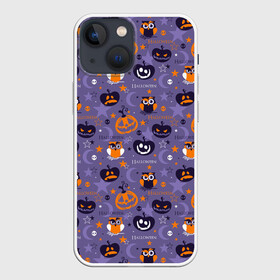 Чехол для iPhone 13 mini с принтом Хэллоуин в Курске,  |  | halloween | holiday | pumpkin | samayn | vampire | zombie | вампир | ведьма | вечеринка | день всех святых | зомби | карнавал | маскарад | мертвец | оборотень | привидение | самайн | светильник джека | страшный джек | труп