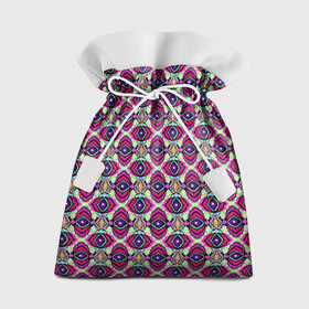 Подарочный 3D мешок с принтом Абстрактный современный узор в Курске, 100% полиэстер | Размер: 29*39 см | арабский | красный | оливковый | орнамент | пляжный | популярный | разноцветный | этнический орнамент
