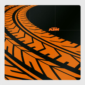 Магнитный плакат 3Х3 с принтом ORANGE KTM | КТМ (Z) в Курске, Полимерный материал с магнитным слоем | 9 деталей размером 9*9 см | enduro | ktm | moto | moto sport | motocycle | sportmotorcycle | ктм | мото | мото спорт | мотоспорт | спорт мото