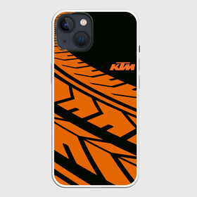 Чехол для iPhone 13 с принтом ORANGE KTM | КТМ (Z) в Курске,  |  | enduro | ktm | moto | moto sport | motocycle | sportmotorcycle | ктм | мото | мото спорт | мотоспорт | спорт мото