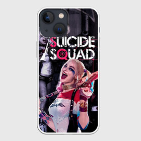 Чехол для iPhone 13 mini с принтом Отряд самоубийц в Курске,  |  | action | american | comedy | fantasy | film | harley quinn | margot robbie | science fiction | suicide squad | superheroes | австралийская актриса | американский | боевик | комедия | марго робби | супергерои | фантастика | фильм | фэнтез