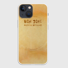 Чехол для iPhone 13 mini с принтом Burning Bridges   Bon Jovi в Курске,  |  | bon jovi | john | альбом | арена | бон | бон джови | глэм | группа | джови | джон | метал | музыка | надпись | песни | поп | попрок | рок | рокер | смайл | солист | софт | стена | хард | хеви | хевиметал