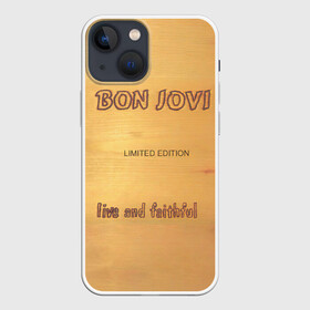 Чехол для iPhone 13 mini с принтом Live and Faithful   Bon Jovi в Курске,  |  | bon jovi | john | альбом | арена | бон | бон джови | глэм | группа | джови | джон | метал | музыка | надпись | песни | поп | попрок | рок | рокер | смайл | солист | софт | стена | хард | хеви | хевиметал
