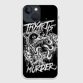 Чехол для iPhone 13 mini с принтом Thy Art Is Murder в Курске,  |  | death metal | deathcore | thy art is murder | группы | дэткор | метал | музыка | рок