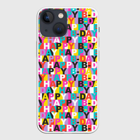 Чехол для iPhone 13 mini с принтом Happy Birthday в Курске,  |  | birthday | happy birthday | holiday | день рождения | именины | подарки | праздник | торт | юбилей