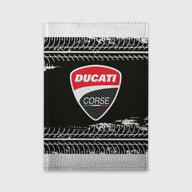 Обложка для автодокументов с принтом Ducati | Дукати (Z) в Курске, натуральная кожа |  размер 19,9*13 см; внутри 4 больших “конверта” для документов и один маленький отдел — туда идеально встанут права | Тематика изображения на принте: audi | audi ag | corse | ducati | ducati motor holding | hypermotard | multistrada | panigale | scrambler | streetfighter | supersport | дукати | корсе | массимо борди | мото | мотокросс | фабио тальони