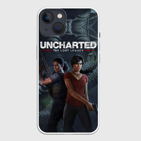 Чехол для iPhone 13 с принтом Uncharted The Lost Legacy в Курске,  |  | a thiefs end | chloe frazer | elena fisher | games | nathan nate drake | naughty dog | playstation 5 | ps 5 | the lost legacy | uncharted | victor sully sullivan | виктор салли салливан | елена фишер | игры | неизведанное | нейтан нейт дрейк | хлоя фрейзе