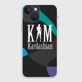 Чехол для iPhone 13 mini с принтом Ким Кардашьян в Курске,  |  | clothing style | emblem | fashion brand | graphic design | kim kardashian | lines | графический дизайн | ким кардашьян | линии | модный брэнд | стиль одежды | эмблема