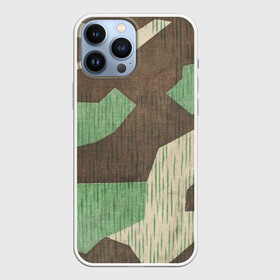 Чехол для iPhone 13 Pro Max с принтом Splittertarnmuster в Курске,  |  | army | beige | brown | camouflage | green | khaki | military | rhombuses | spots | армейский | бежевый | зелёный | камуфляж | коричневый | милитари | пятна | ромбы | хаки