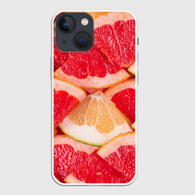 Чехол для iPhone 13 mini с принтом ЦИТРУСОВЫЙ МИКС | CITRUS MIX в Курске,  |  | citrus | citrus mix | grapefruit | orange | summer | апельсин | витамин | витамины | грейфрут | лето | цитрус | цитрусовая смесь | цитрусовый | цитрусовый микс