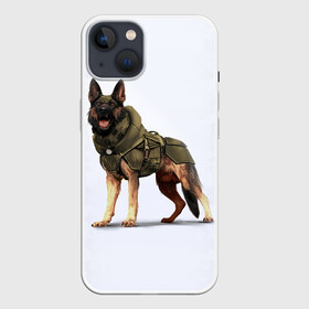 Чехол для iPhone 13 с принтом Служебная собака | К9 | K9 в Курске,  |  | Тематика изображения на принте: dog | doggy | k9 | аусси | дог | друзья | ищейка | к9 | кинолог | кинология | любовь | овчарка | прикольная | розыскная собака | служебная собака | собака | собачница