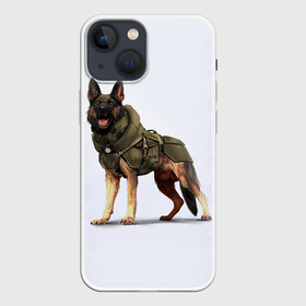 Чехол для iPhone 13 mini с принтом Служебная собака | К9 | K9 в Курске,  |  | Тематика изображения на принте: dog | doggy | k9 | аусси | дог | друзья | ищейка | к9 | кинолог | кинология | любовь | овчарка | прикольная | розыскная собака | служебная собака | собака | собачница