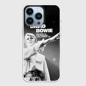 Чехол для iPhone 13 Pro с принтом Welcome to the Blackout   David Bowie в Курске,  |  | david bowie | альтернативный | арт | боуи | глэм | девид | джаз | дэвед | дэвид | музыка | музыкант | певец | поп | психоделический | рок | соул | хард | экспериментальный | электронная | эмбиент