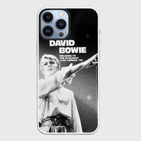 Чехол для iPhone 13 Pro Max с принтом Welcome to the Blackout   David Bowie в Курске,  |  | david bowie | альтернативный | арт | боуи | глэм | девид | джаз | дэвед | дэвид | музыка | музыкант | певец | поп | психоделический | рок | соул | хард | экспериментальный | электронная | эмбиент