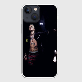 Чехол для iPhone 13 mini с принтом Фараон на концерте в Курске,  |  | Тематика изображения на принте: dead dynasty | hip hop | pharaon | rap | rep | глеб голубин | исполнители | исполнитель | музыка | реп | фара | фараон